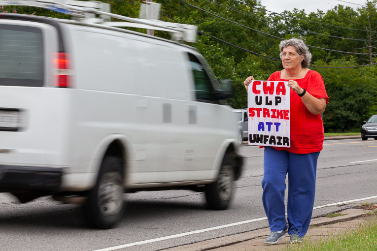 Workers protest in Brentwood as part of nine-state strike