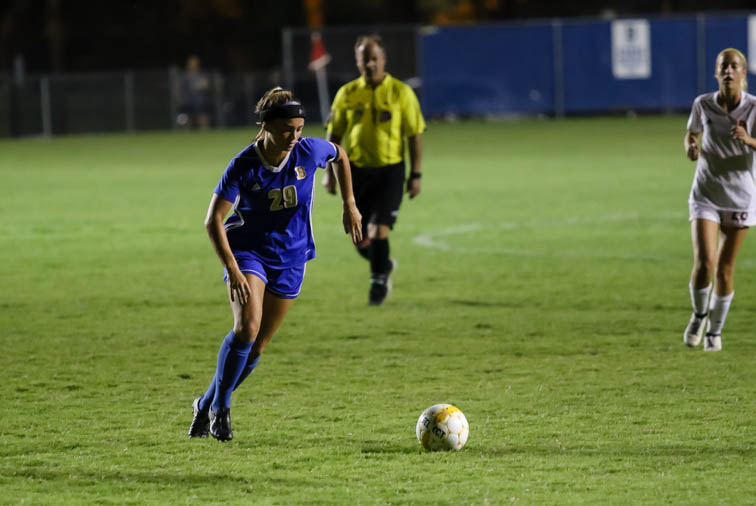 Brentwood girls soccer seniors honored during Father Ryan win