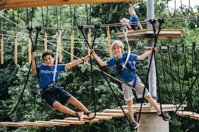 Soar Adventure Summer Day Camp provides fun for kids of all ages, opportunities for adventure and growth