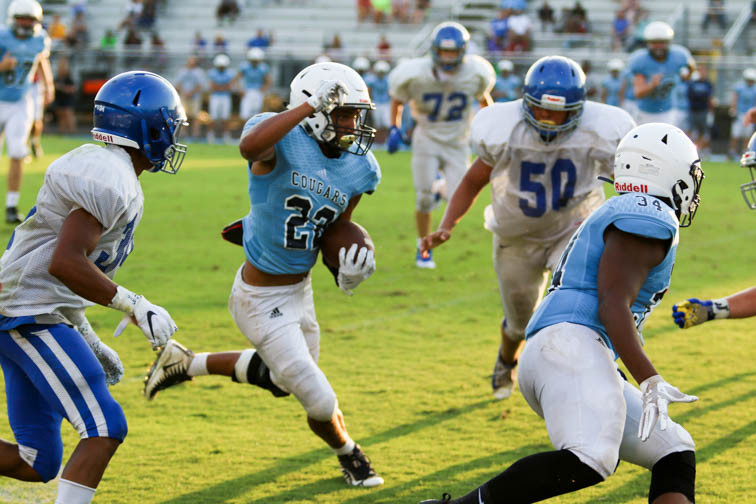 PHOTOS: BGA, Centennial football teams engage in scrimmage