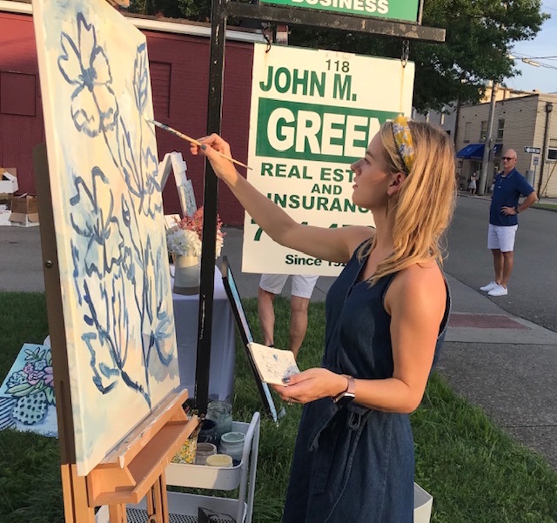 Franklin Art Scene welcomes a sizable crowd for returning artists, newcomers