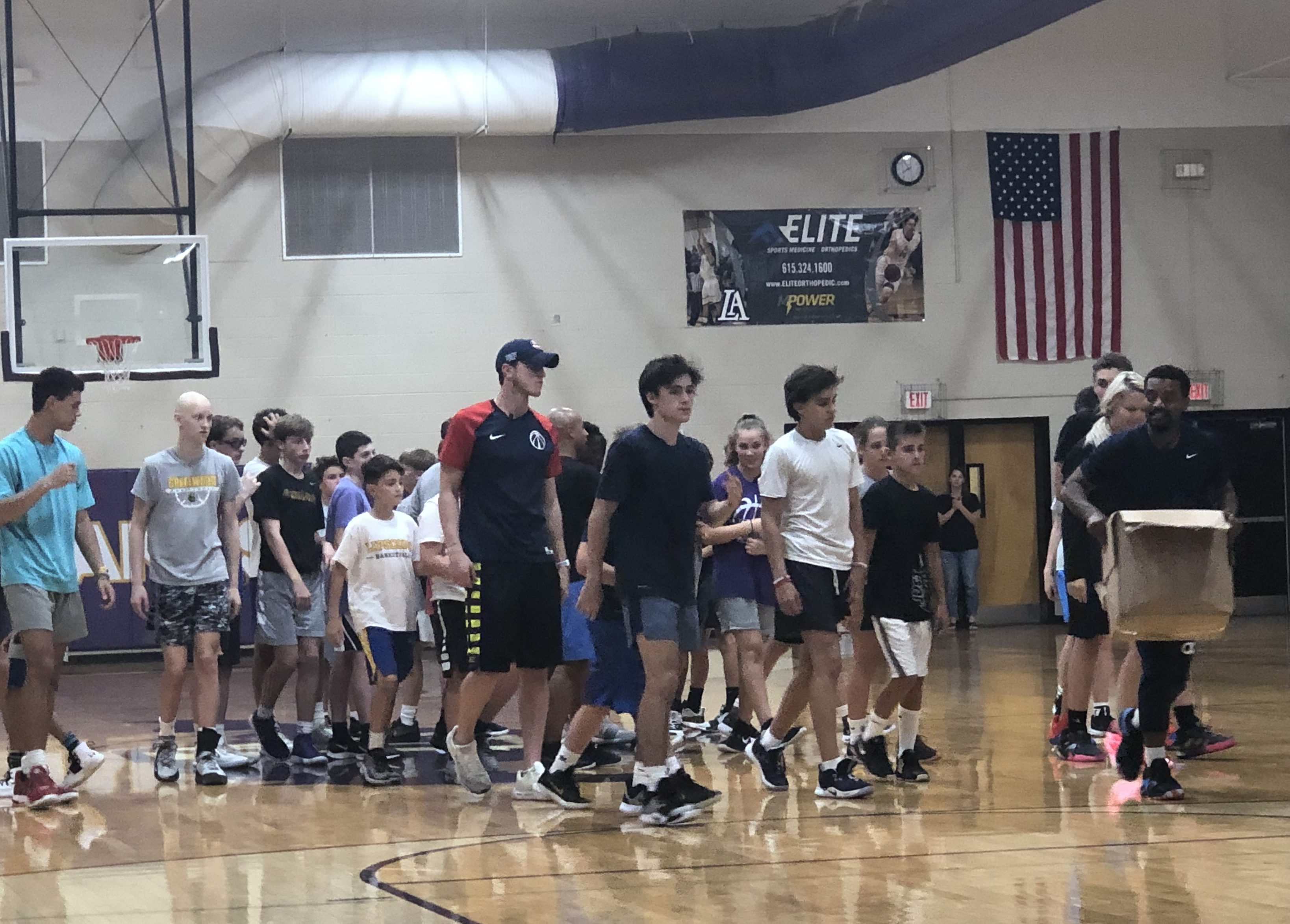 Franklin alum, NBA player Garrison Mathews returns to town to teach new generation