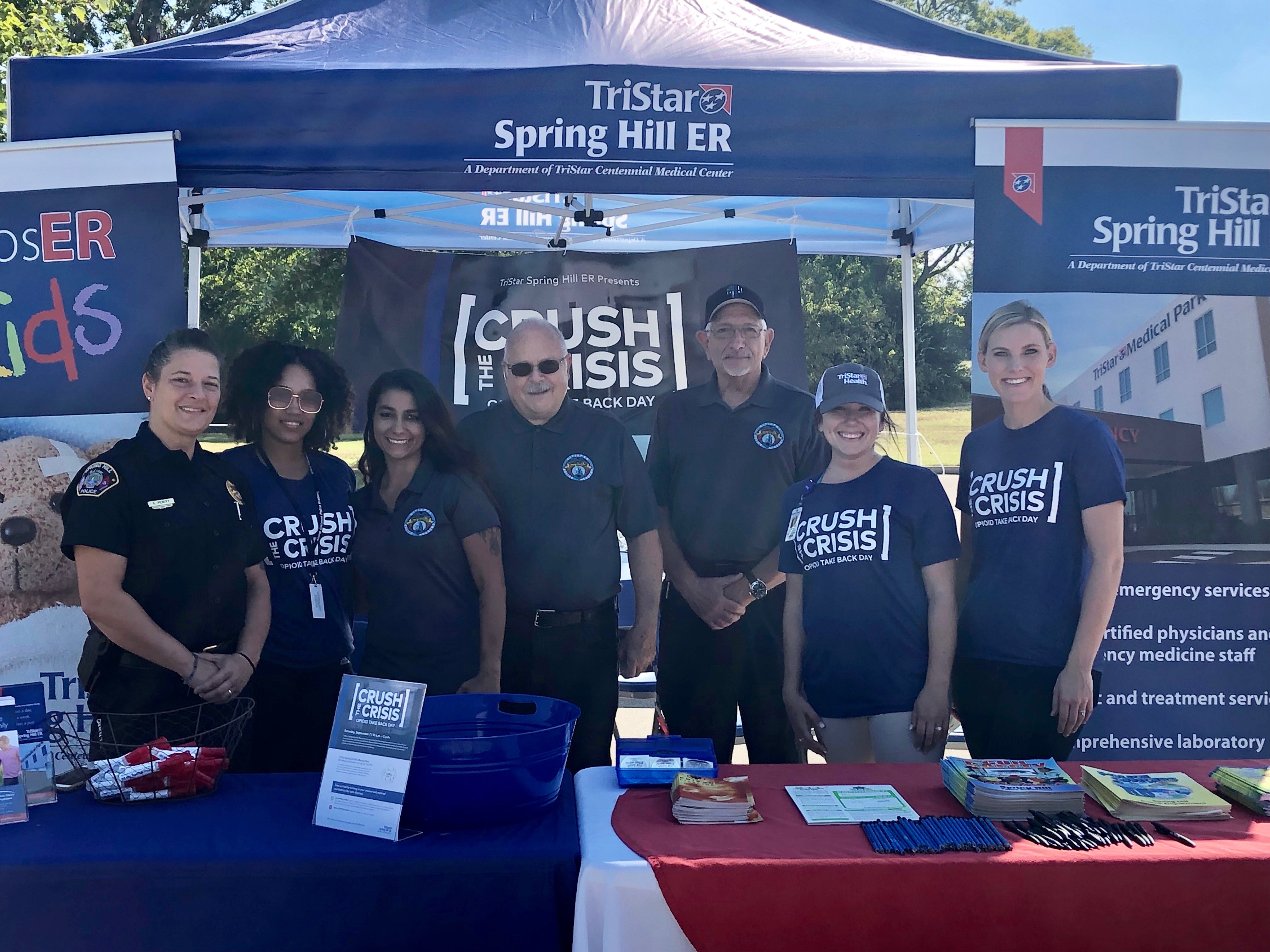 TriStar Spring Hill ER collected more than seven pounds of opioid medications at take back event
