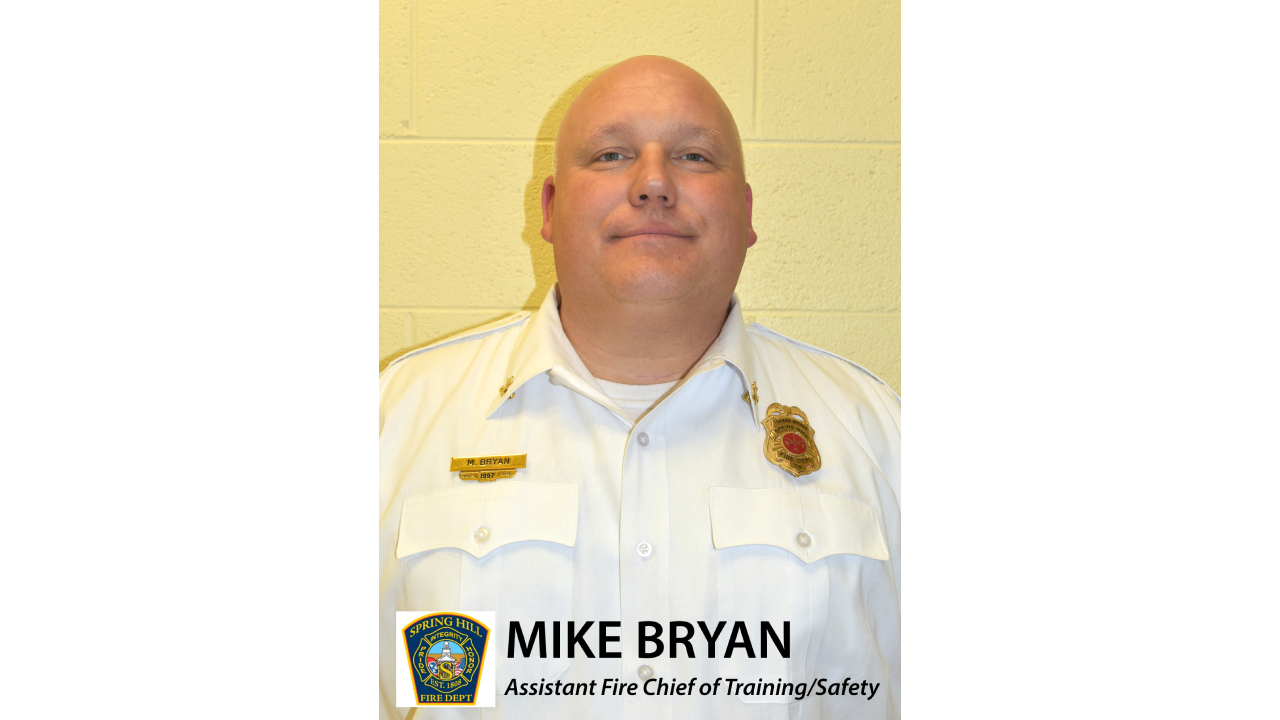 Assistant Chief for Spring Hill Fire Department chosen to serve at National Fallen Firefighters Memorial Weekend in Maryland