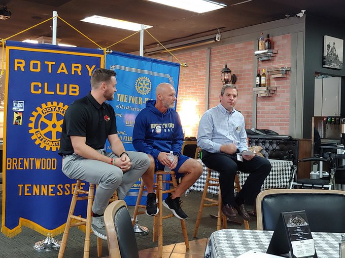 ‘Battle of Woods’ preview centerpiece of latest Brentwood AM Rotary Club meeting