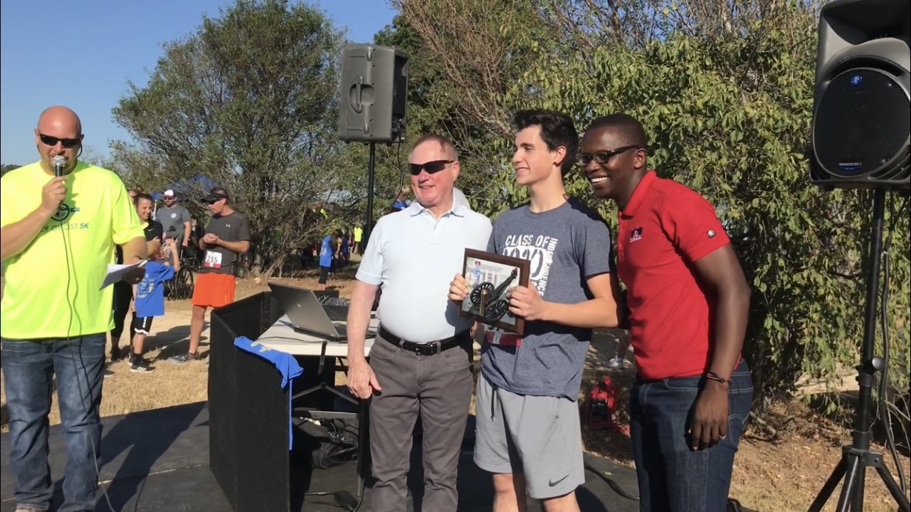 Spring Hill resident Trey Charles takes first place in Grey Ghost 5k